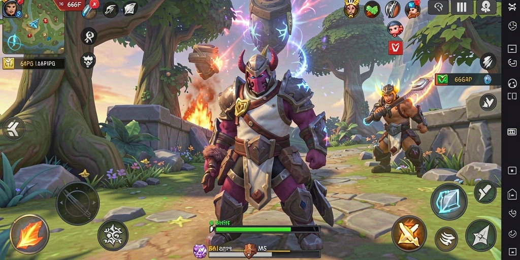 Tampilan gameplay 666FF yang mendebarkan dan seru.