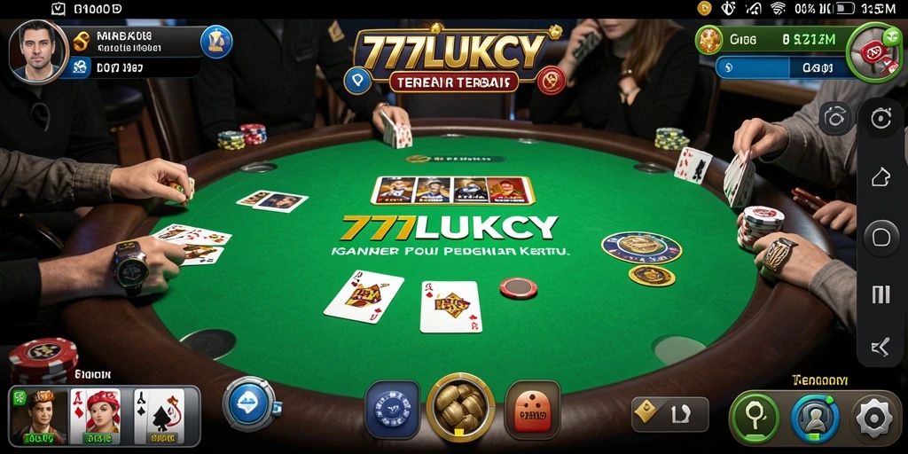 Tampilan menarik dengan gameplay poker yang seru.