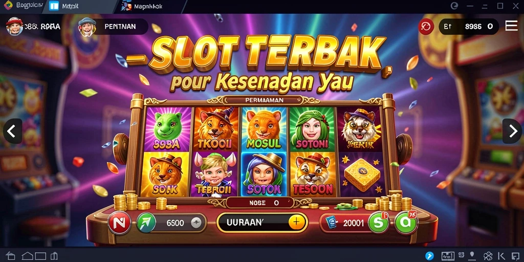 Screenshot utama 898A menampilkan pengalaman gameplay Slot yang mendebarkan.