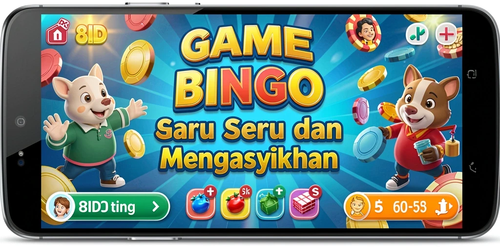 Screenshot gameplay Bingo yang seru dan menantang.
