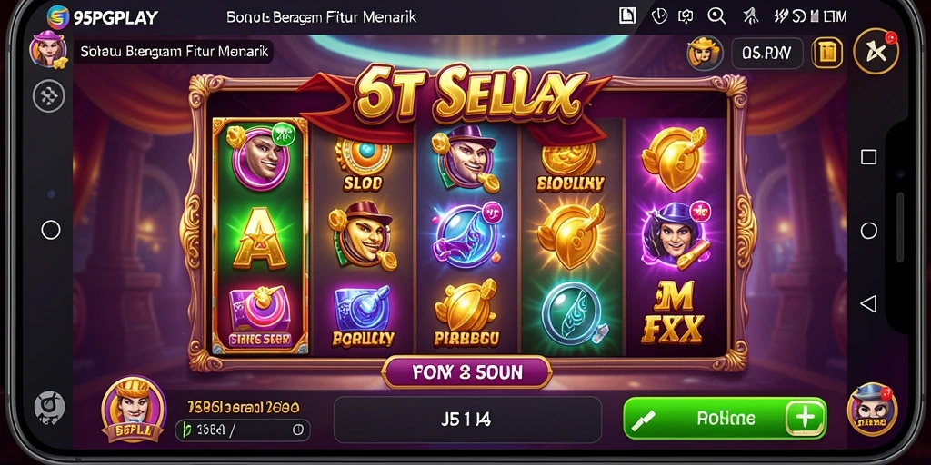Tampilan gameplay seru saat bermain Slot di 95PGPLAY.