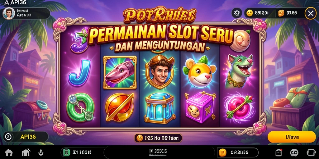 Gameplay seru dalam API36 dengan berbagai tema slot yang menarik.