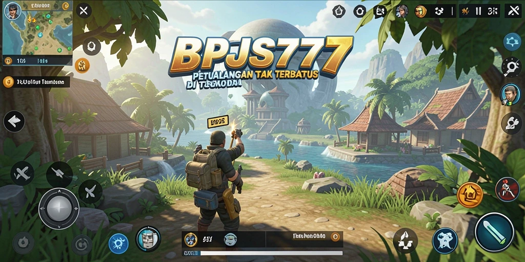 Tampilan gameplay Open World yang memukau dalam BPJS777.