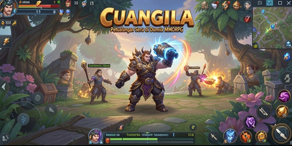 Tampilan aksi seru dalam gameplay CUANGILA yang menarik.