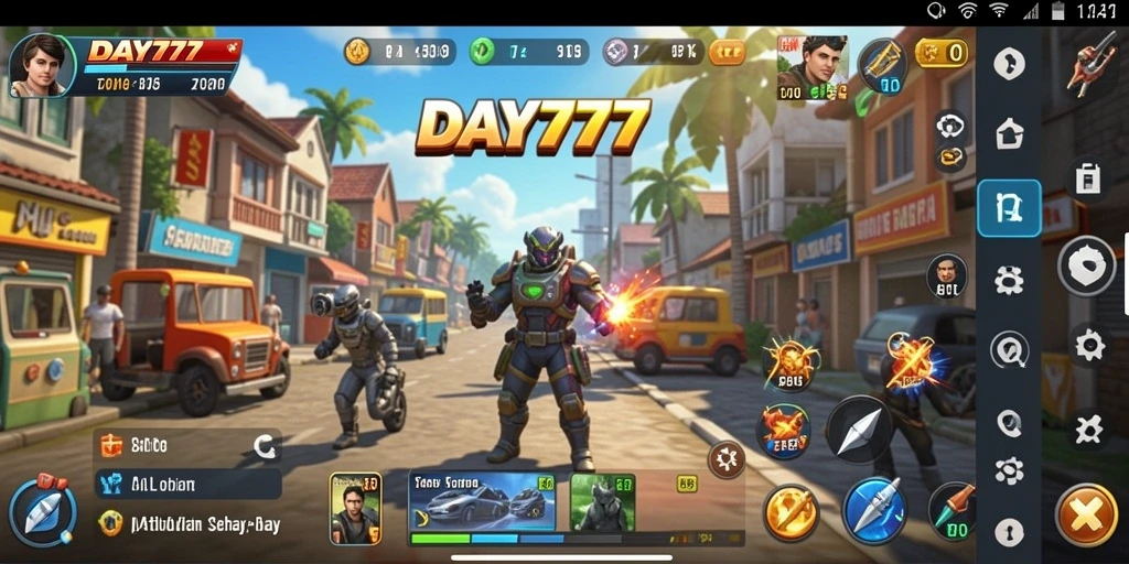 Tampilan screenshot utama DAY777 yang menunjukkan antarmuka aplikasi Utility yang intuitif.