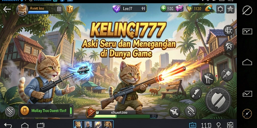 Screenshot permainan KELINCI777 menampilkan aksi seru dalam pertempuran.