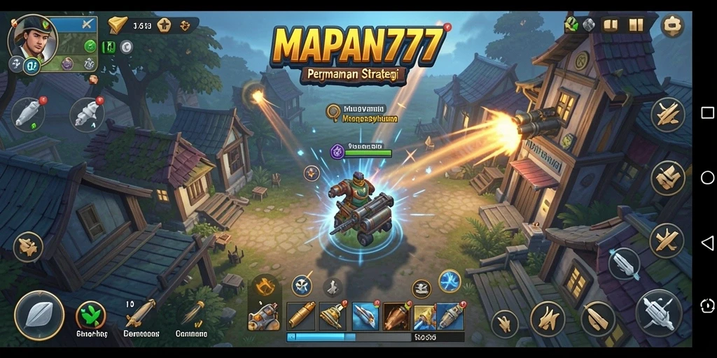 Tampilan gameplay dinamis dan mendebarkan di MAPAN777.