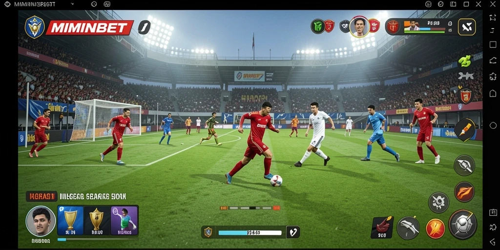 Screenshot MIMINBET menampilkan pengguna yang sedang asyik bertaruh pada pertandingan olahraga.