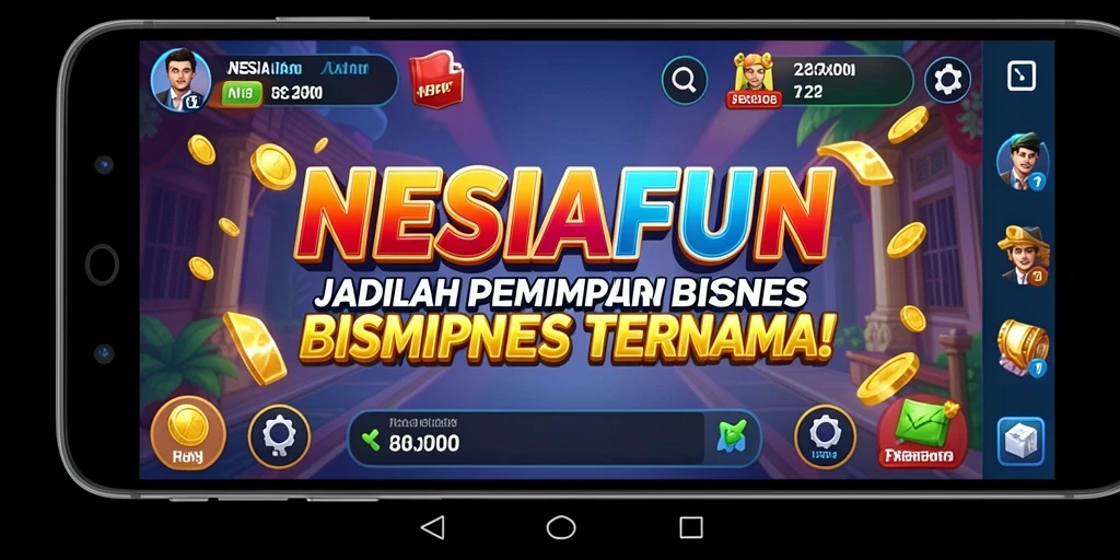 Tampilan gameplay NESIAFUN yang seru dan menantang di dunia Tycoon.
