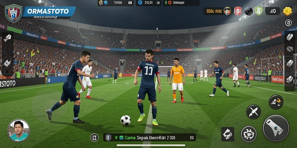 Tampilan gameplay ORMASTOTO yang menegangkan dan mengasyikkan.
