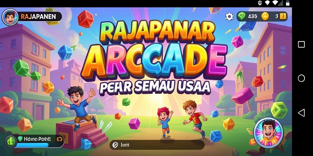 Tampilan gameplay seru dan penuh aksi dalam RAJAPANEN.