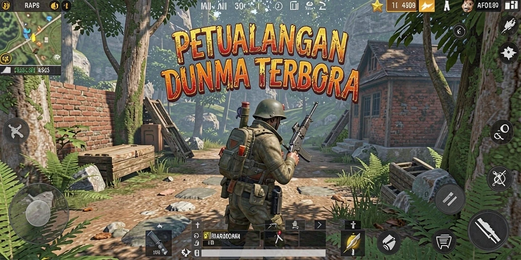 Tampilan gameplay Open World yang memukau dan interaktif.