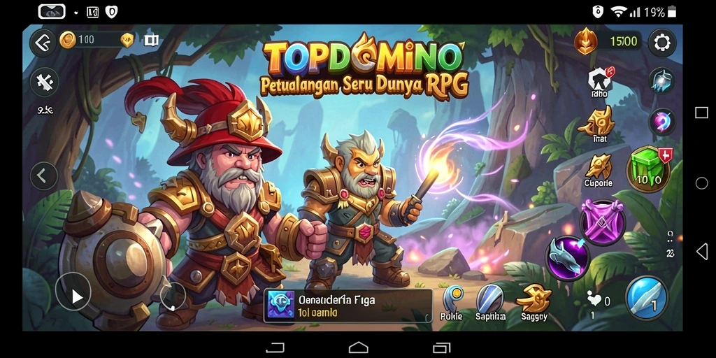 Tampilan gameplay RPG yang menarik dan mendebarkan.