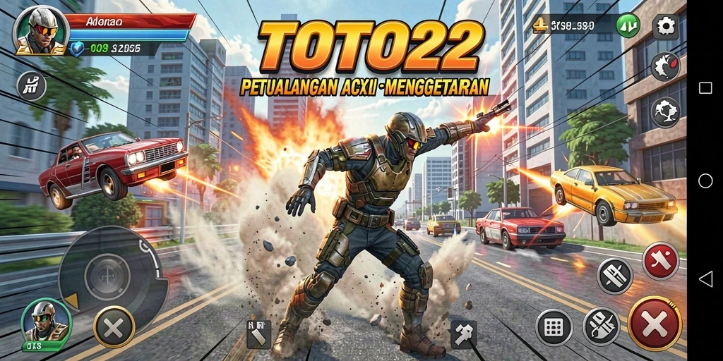 Tangkapan layar TOTO22 menampilkan momen aksi pertarungan yang mendebarkan.