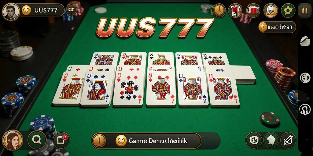 Screenshot gameplay UUS777 yang menunjukkan aksi seru permainan Domino.
