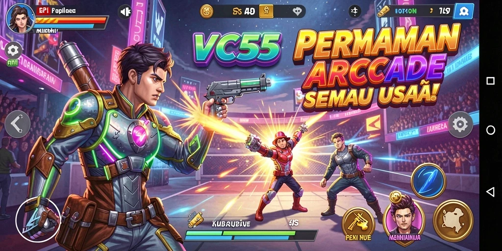 Tampilan gameplay seru dan menantang dari VC55.