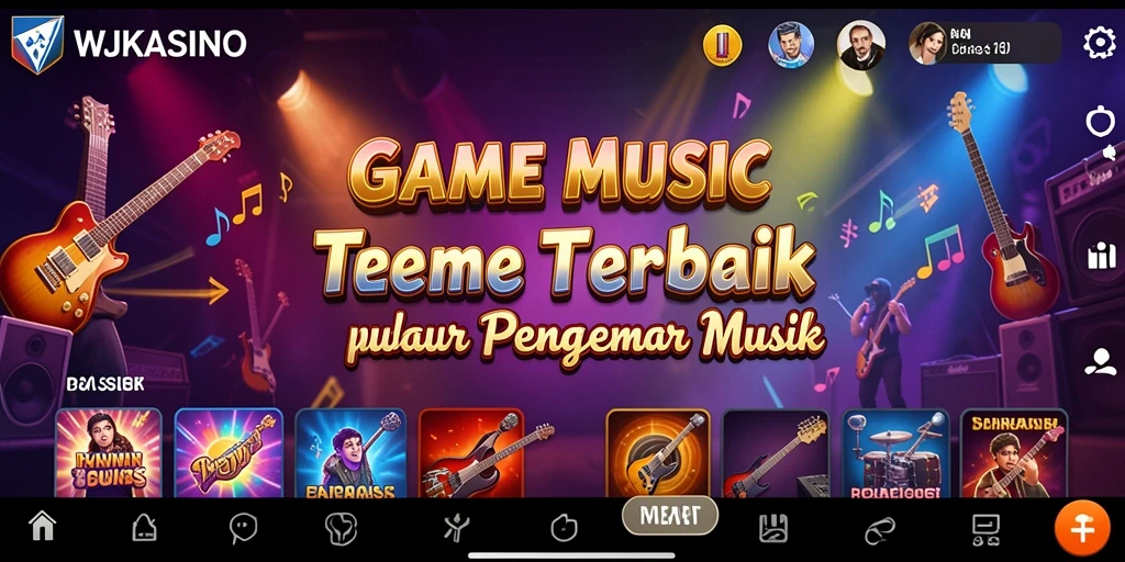 Gameplay WJKASINO yang penuh warna dan musik menggugah semangat.