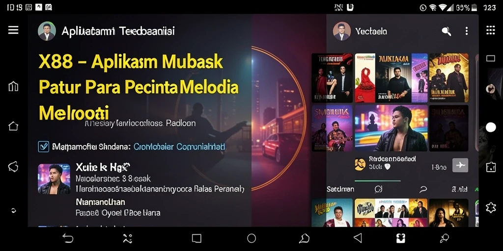 Tampilan gameplay X88 yang menyenangkan dengan musik interaktif.