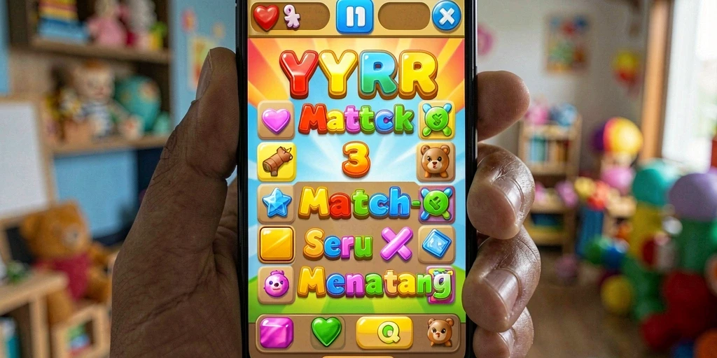 Tampilan gameplay seru dan penuh warna dari YYRR.